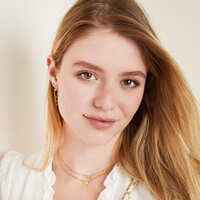 Minimalistische ketting dames staal open hart zilver - Idhuna Jewels