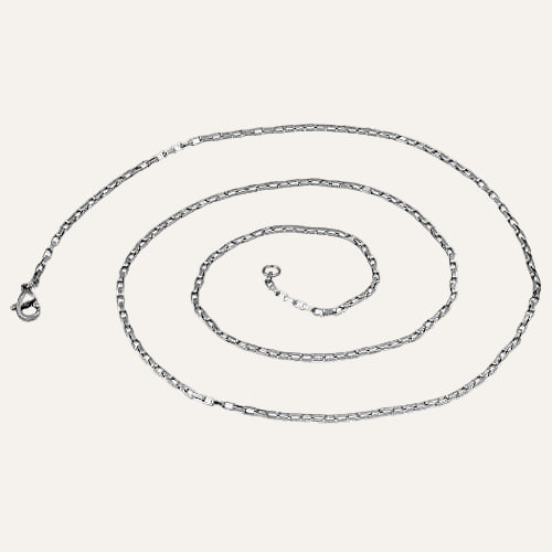 Stainless Steel collier dames 44 cm - Idhuna Jewels