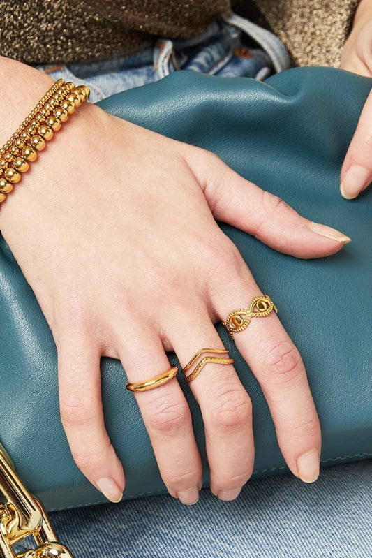 Yehwang Sterren ring dames staal zilver - Idhuna Jewels