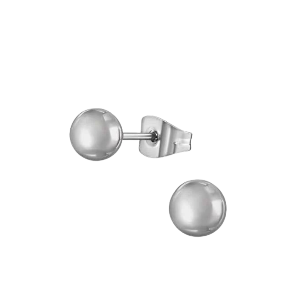 Zweerknopjes zilver - Rvs Kleine Ronde Oorknopjes 4 mm