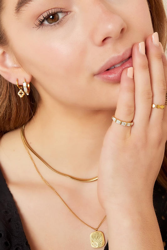 Ring Staal Zirkonia Belle