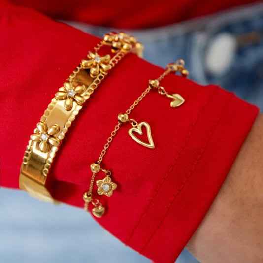 De Charme van de kleur goud - Idhuna Jewels