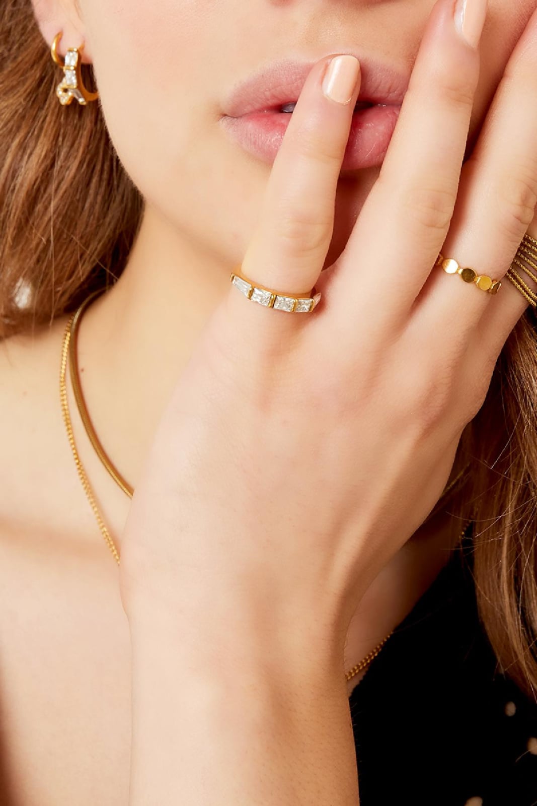 Ring Staal Zirkonia Belle