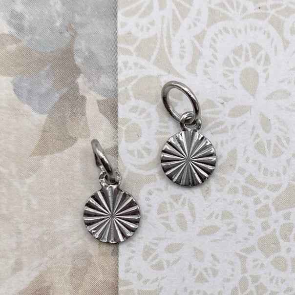 Bedels voor Oorringen Roestvrij staal zilver met ronde bedel - Idhuna Jewels