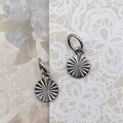 Bedels voor Oorringen Roestvrij staal zilver met ronde bedel - Idhuna Jewels