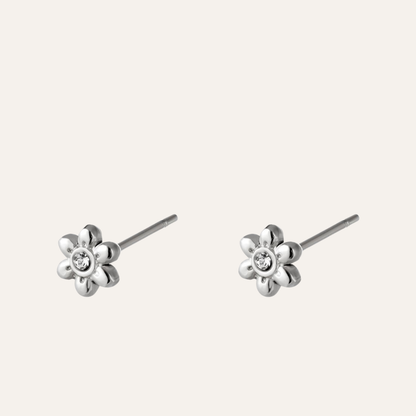 Bloemetjes Oorknopjes Stainless Steel Dora