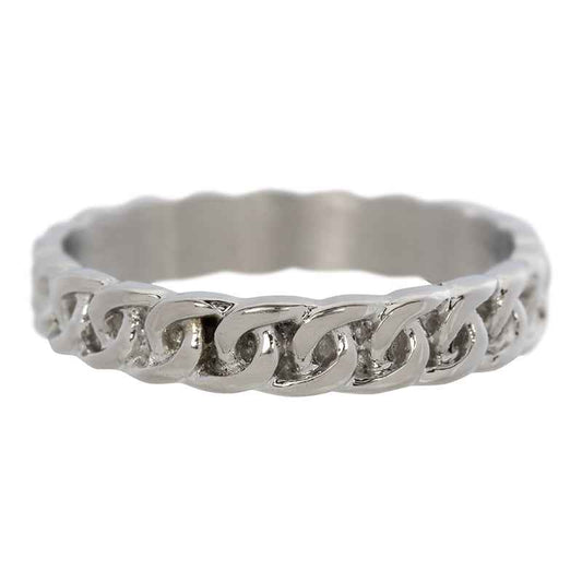 Chain ring iXXXi Jewelry zilver - Maat 19 Let op vulring! - Idhuna Jewels
