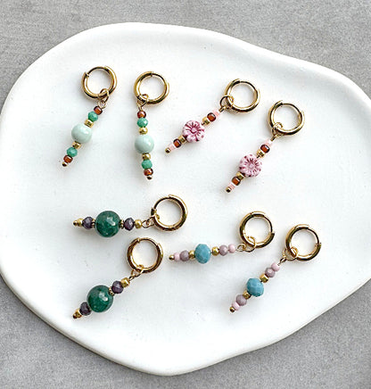 Collectie Oorbellen met bedels 