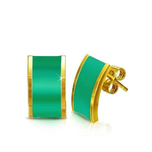 Dames Oorbel Gold plated 316L edelstaal