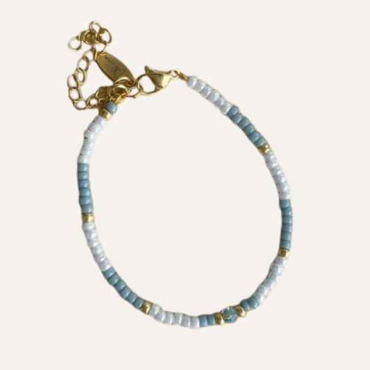 Dames armband kralen Blue beauty
