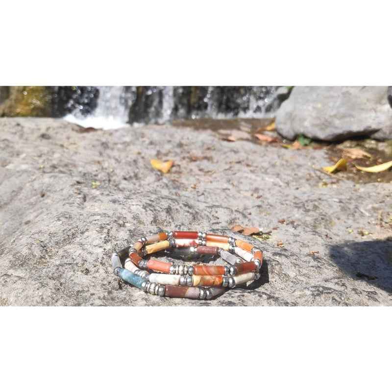 Fortuna Beads dames armband Italia Crazy Agaat - Idhuna Jewels