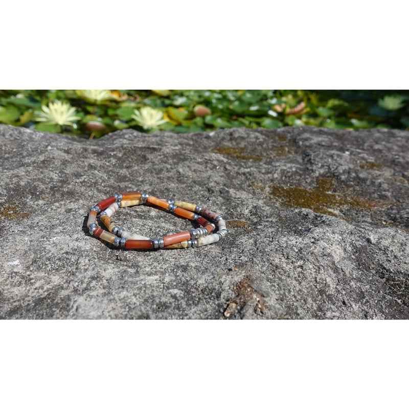 Fortuna Beads dames armband Italia Crazy Agaat - Idhuna Jewels