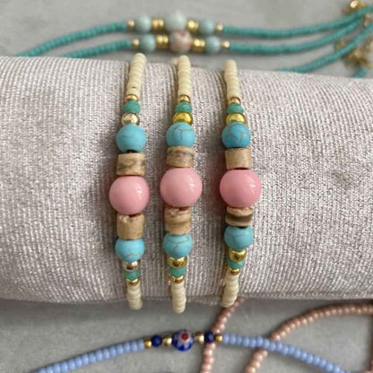 Gele Miyuki kralen armband Dames fashion Trends Idhuna - Idhuna Jewels