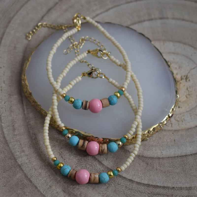 Gele Miyuki kralen armband Dames fashion Trends Idhuna - Idhuna Jewels