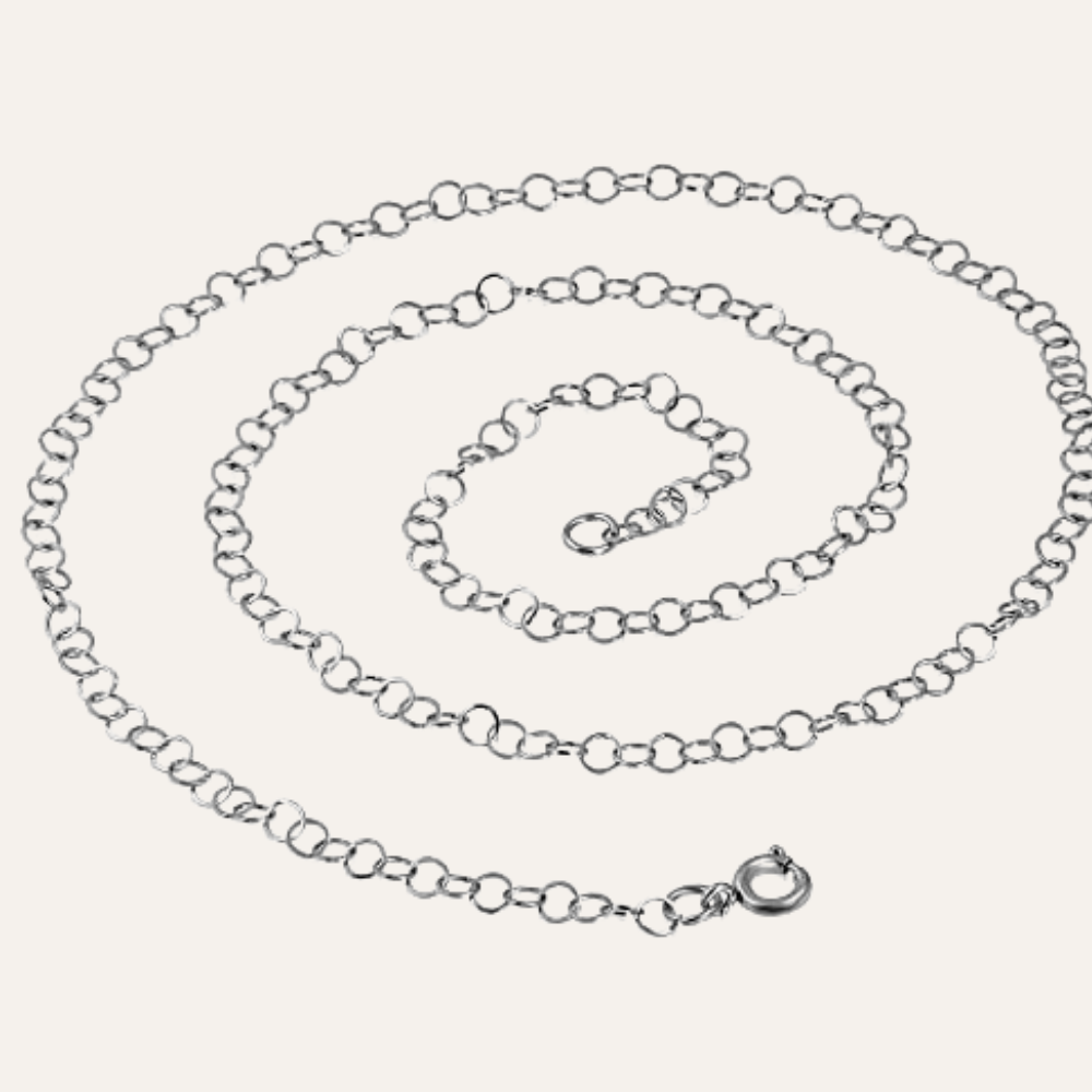 Halsketting edelstaal Dames juweliers kwaliteit - 45 cm