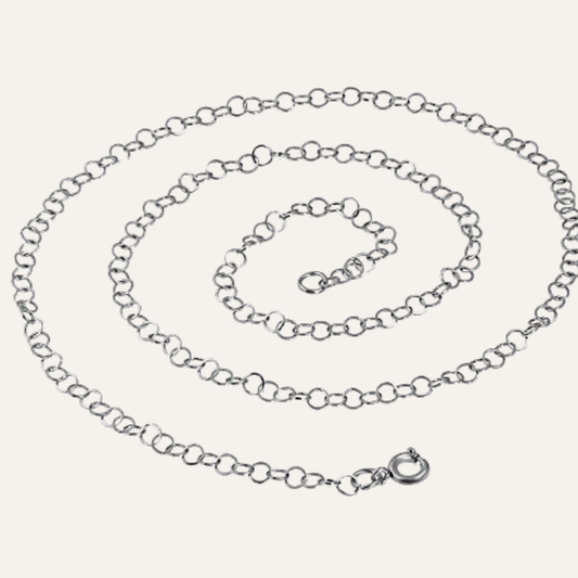 Halsketting edelstaal Dames juweliers kwaliteit - 45 cm
