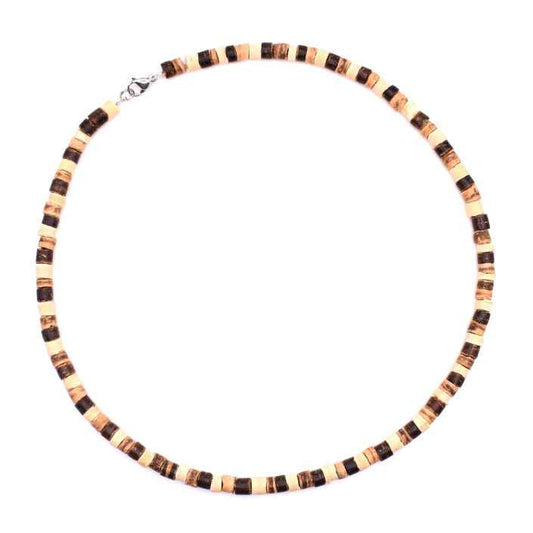 Heren Ketting Kokos Rvs Sluiting - Idhuna Jewels