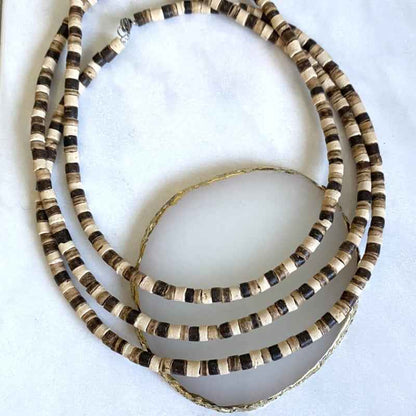 Heren Ketting Kokos Rvs Sluiting - Idhuna Jewels