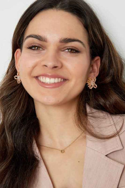 Infinity Cirkel gedraaid minimalistische ketting dames staal goud - Idhuna Jewels