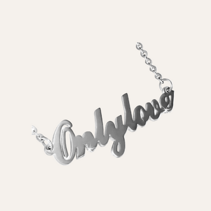 Halsketting met tekst Only Love - 45 cm