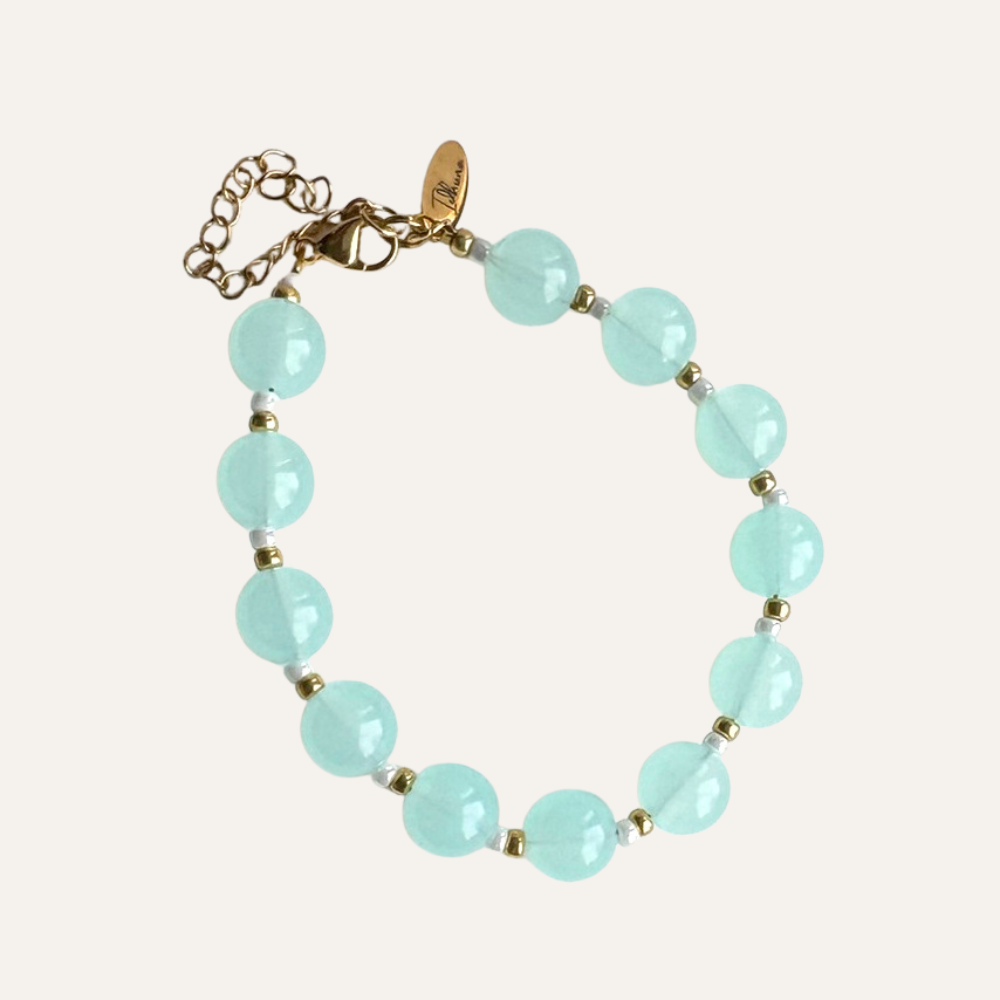 Mintgroene Armband Stainless Steel Bridget