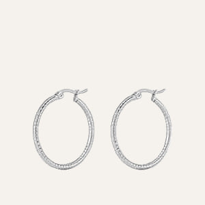 Oorringen Idhuna Jewels staal zilver - 20 mm - Idhuna Jewels