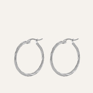 Oorringen stainless steel dames Sam - 23 mm - Idhuna Jewels