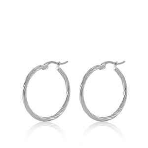 Oorringen stainless steel dames Sam - 23 mm - Idhuna Jewels