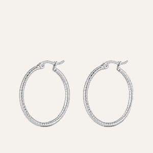 Oorringen zilver Rvs 23 mm - Idhuna Jewels