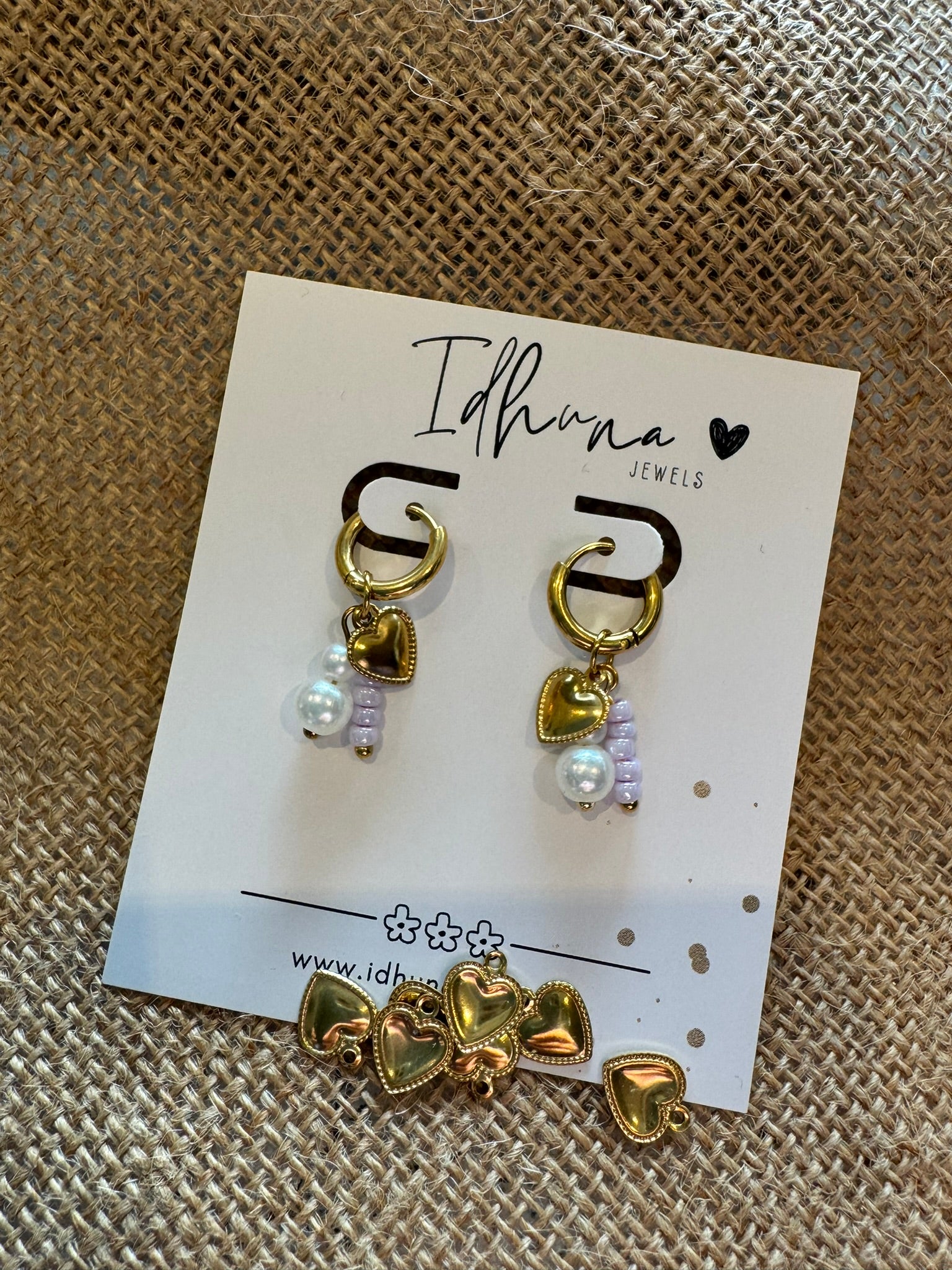 Oorringetjes Lila Hangers Nora