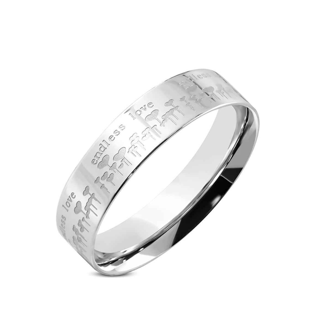Ring Endless Love met hartjes ballonnen