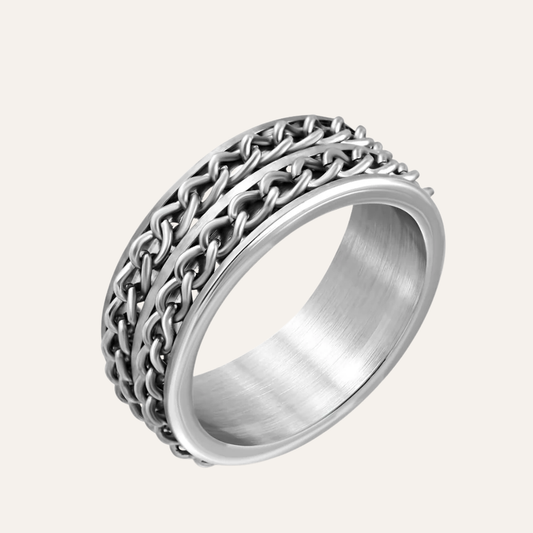 Rvs Ring Schakelketting James