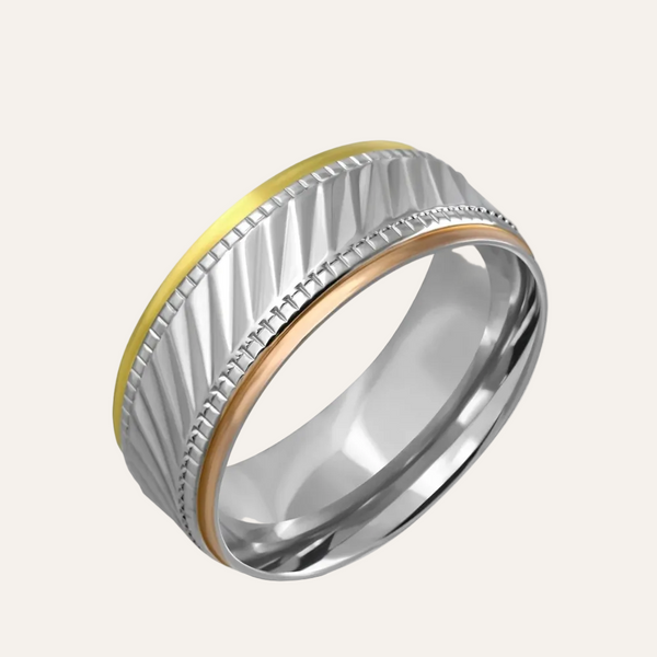 Stalen ring dames in drie kleuren - Idhuna Jewels