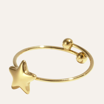 Ring Stainless Steel Little Star