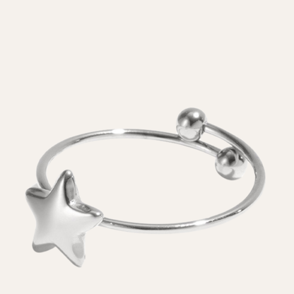 Ring Stainless Steel Little Star
