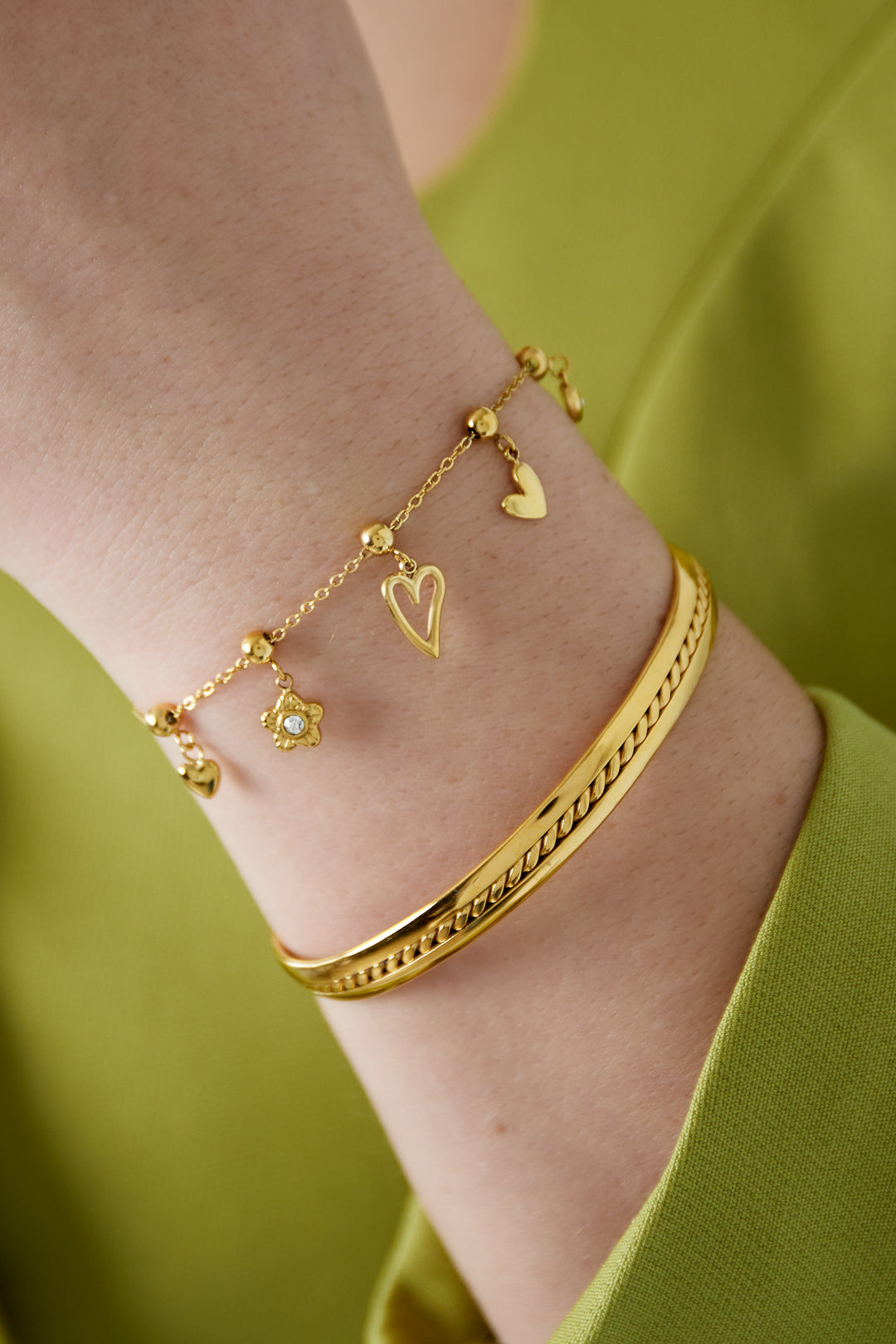 Stalen Bedel armband Dames