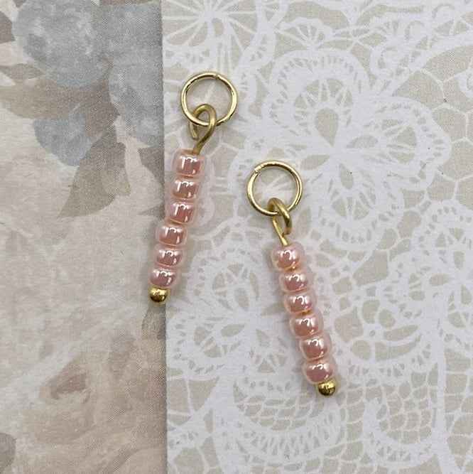 Stalen Bedels goud voor Oorringen Miyuki kralen hanger - Idhuna Jewels