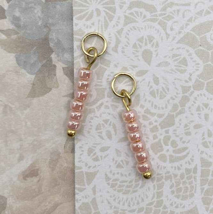 Stalen Bedels goud voor Oorringen Miyuki kralen hanger - Idhuna Jewels