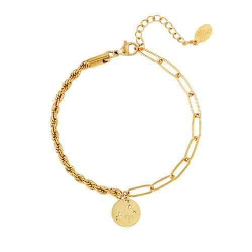 Sterrenbeeld armband staal Ram - Idhuna Jewels