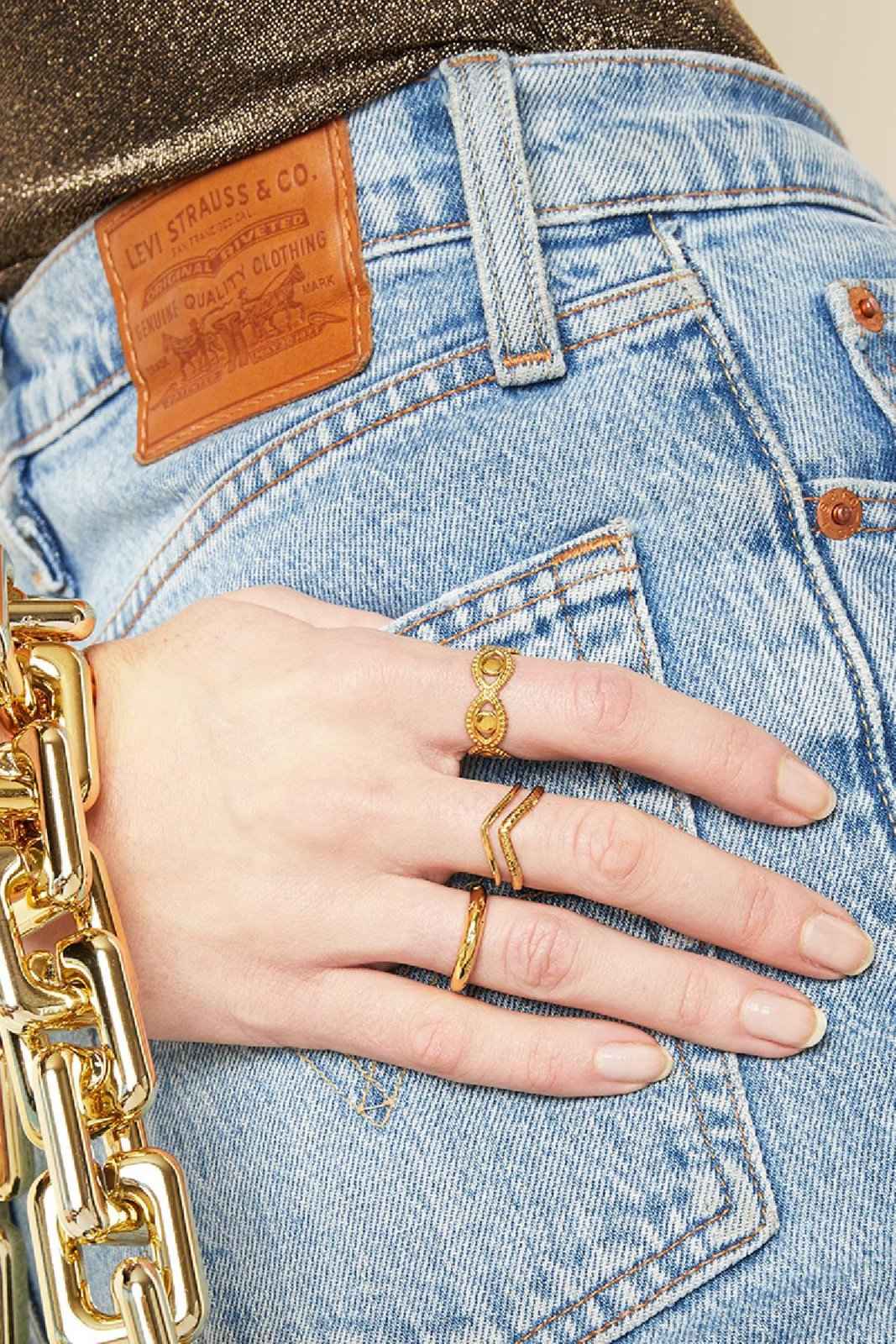 Yehwang Sterren ring dames staal zilver - Idhuna Jewels