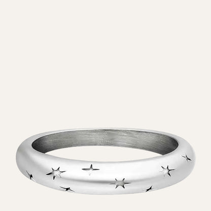 Yehwang Sterren ring dames staal zilver - Idhuna Jewels