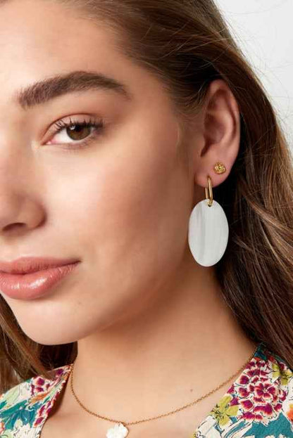 Yehwang oorknopjes roosjes stainless steel goud - Idhuna Jewels