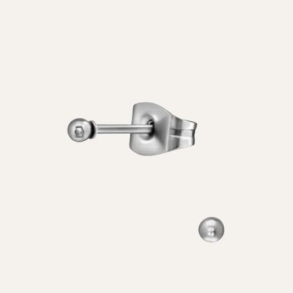 Zweerknopjes Chirurgisch Staal Zilver 2 Mm