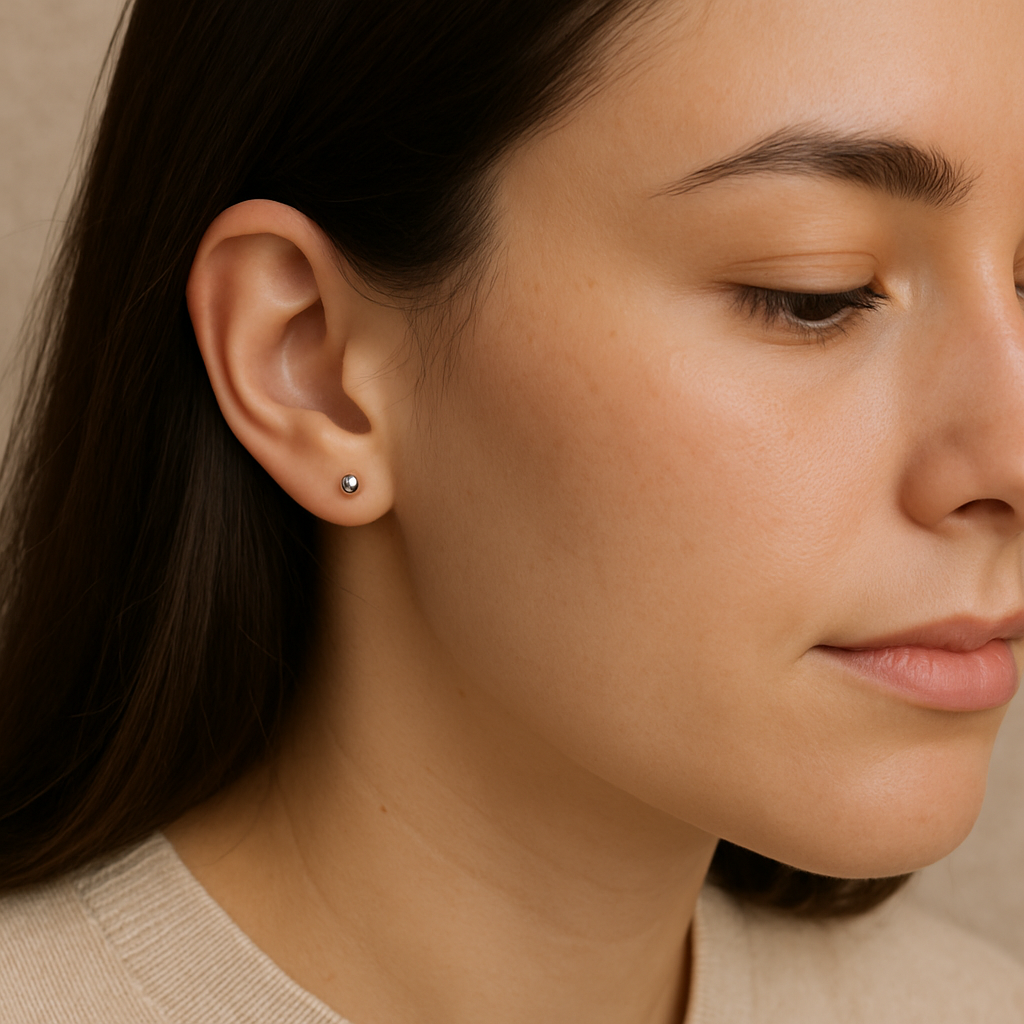 Zweerknopjes Zilver RVS 3 mm