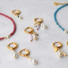 Oorringetjes Lila Hangers Nora